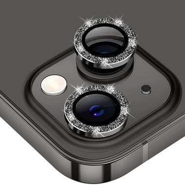 Ochranné sklo na kameru pre telefón iPhone 14 - Čierna