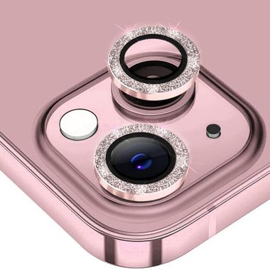 Ochranné sklo na kameru pre telefón iPhone 14 - Ružová