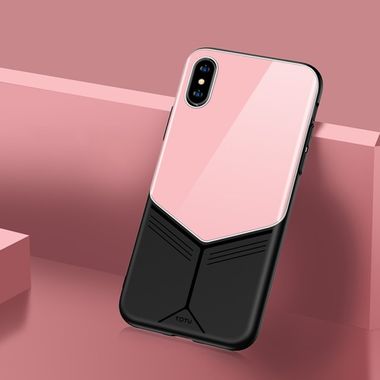 Ochranné sklo na zadnú časť iPhone XS Max - Ružový
