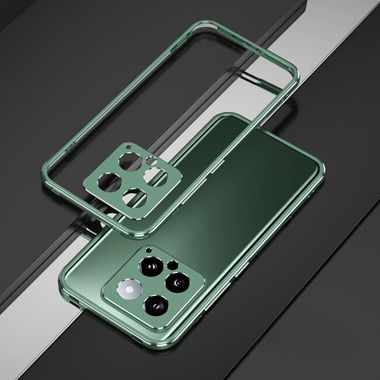 Ochranný kryt metal Aurora na Xiaomi 14 - Zeleno strieborná