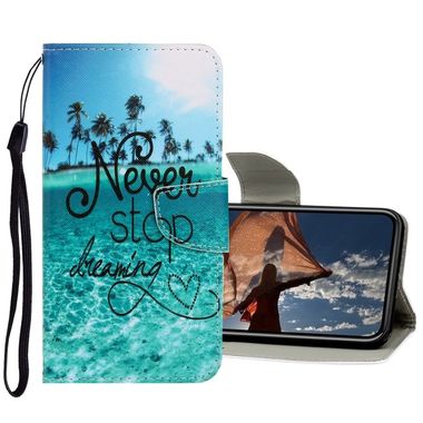 Peňaženkové 3D puzdro na iPhone 12 Mini - Blue Coconut Grove