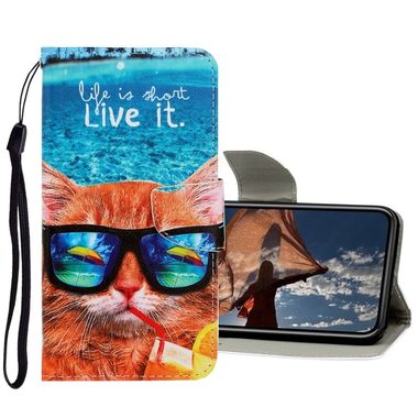 Peňaženkové 3D puzdro na iPhone 12 Pro Max - Underwater Cat