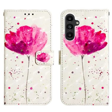 Peňaženkové 3D puzdro na Samsung Galaxy A05s - Kvetina