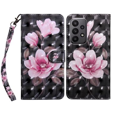 Peňaženkové 3D puzdro na Samsung Galaxy A24 - Pink Flower