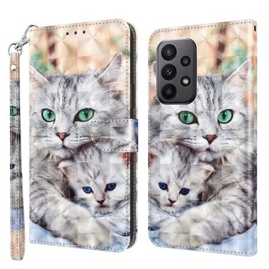 Peňaženkové 3D puzdro na Samsung Galaxy A24 - Two Loving Cats