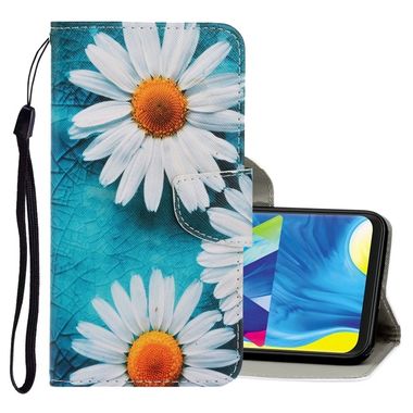Peňaženkové 3D puzdro na Samsung Galaxy A30 - Chrysanthemum