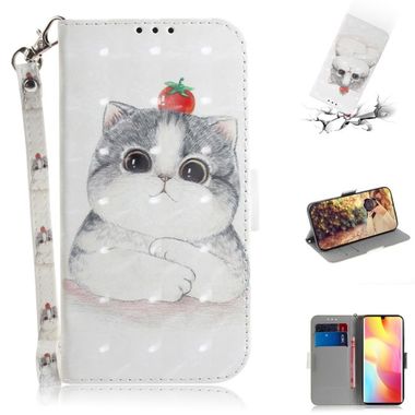 Peňaženkové 3D puzdro na Xiaomi Mi Note 10 Lite - Cute Cat