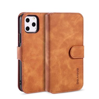 Peňaženkové kožené pouzdro na iPhone 11 Pro Max DG.MING - Brown