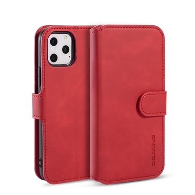 Peňaženkové kožené pouzdro na iPhone 11 Pro Max DG.MING - Red