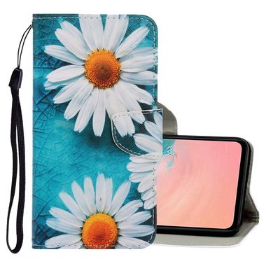 Peňaženkové 3D puzdro na Samsung Galaxy A51- Chrysanthemum