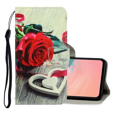 Peňaženkové 3D puzdro na Samsung Galaxy A51- Red Rose