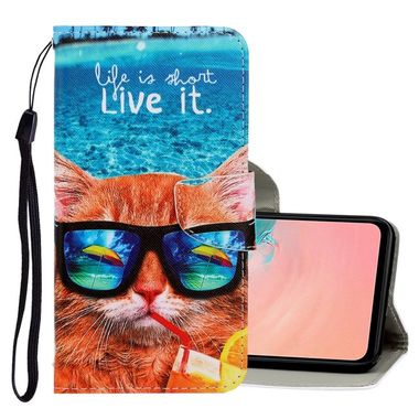 Peňaženkové kožené puzdro 3D Painting Horizontal na Samsung Galaxy A71-Underwater Cat