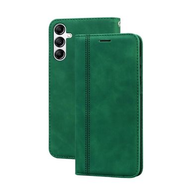 Peňaženkové kožené puzdro Business na Samsung Galaxy A24 - Zelená