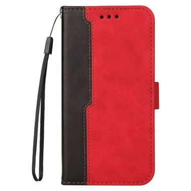 Peňaženkové kožené puzdro Business Stitching-Color na Moto G10/G20/G30 - Červená
