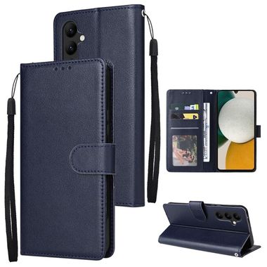 Peňaženkové kožené puzdro CARD na Samsung Galaxy A34 5G – Námornícka modrá