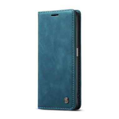Peňaženkové kožené puzdro CaseMe Global na Oppo A57 / A57s - Modrá