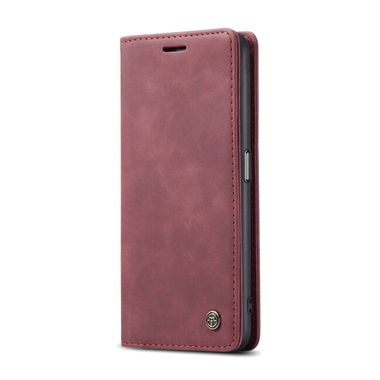 Peňaženkové kožené puzdro CaseMe Global na Oppo A57 / A57s - Vínovo červená