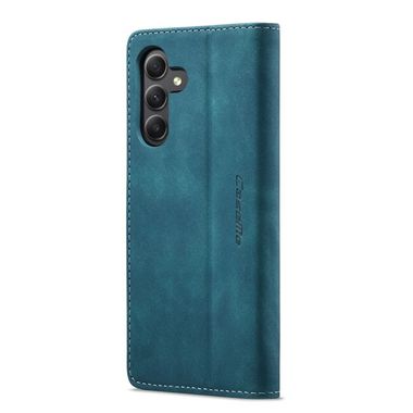 Peňaženkové kožené puzdro CaseMe Multifunctional na Galaxy A15 4G/ 5G - Modrá