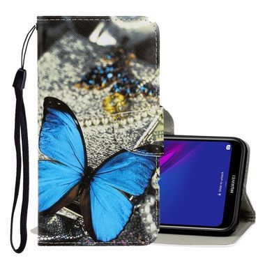 Peňaženkové kožené puzdro CAT na Huawei Y6 2019 – Butterfly