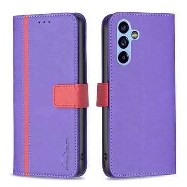 Peňaženkové kožené puzdro CROSS na Samsung Galaxy A54 5G – Fialová