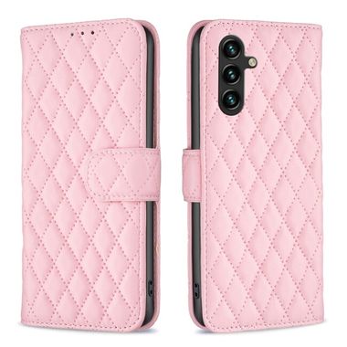 Peňaženkové kožené puzdro DIAMOND na Samsung Galaxy A14 4G/5G – Ružová