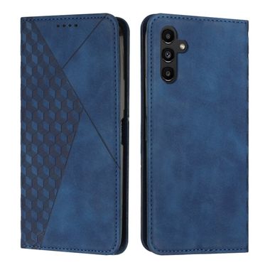 Peňaženkové kožené puzdro DIAMOND na Samsung Galaxy A54 5G – Modrá