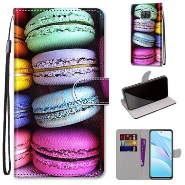 Peňaženkové kožené puzdro DRAWING na Xiaomi Mi 10T Lite 5G - Colorful Cakes