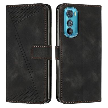 Peňaženkové kožené puzdro Dream na Motorola Edge 30 - Čierna