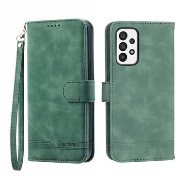 Peňaženkové kožené puzdro Dream na Samsung Galaxy A73 5G - Zelená