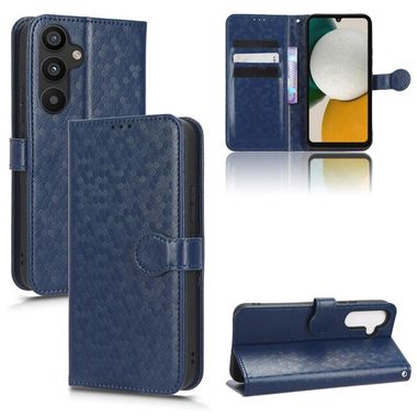 Peňaženkové kožené puzdro HONEYCOMB na Samsung Galaxy A34 5G – Modrá