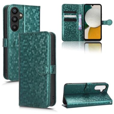 Peňaženkové kožené puzdro HONEYCOMB na Samsung Galaxy A34 5G – Zelená