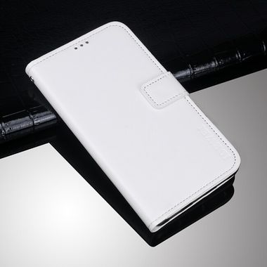 Peňaženkové kožené puzdro IDEWEI na Huawei P50 Pro - Biela