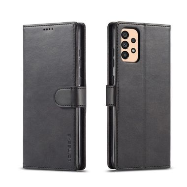 Peňaženkové kožené puzdro LC.IMEEKE na Samsung Galaxy A33 5G - Čierna