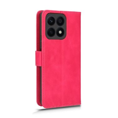 Peňaženkové kožené puzdro Magnetic Flip na Honor X8a - Červená