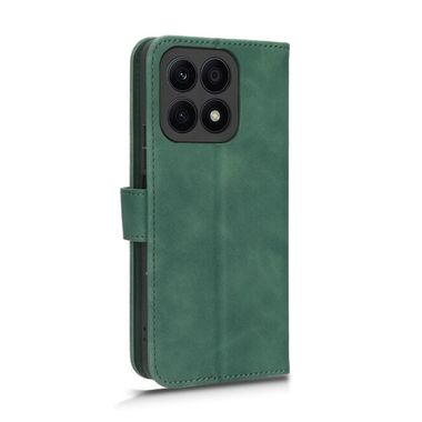 Peňaženkové kožené puzdro Magnetic Flip na Honor X8a - Zelená