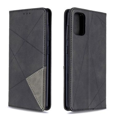 Peňaženkové kožené puzdro na Samsung Galaxy A41-Čierny