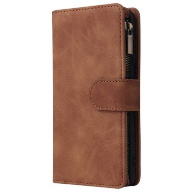 Peňaženkové kožené puzdro na Samsung Galaxy A41- Peňaženka/Hnedá