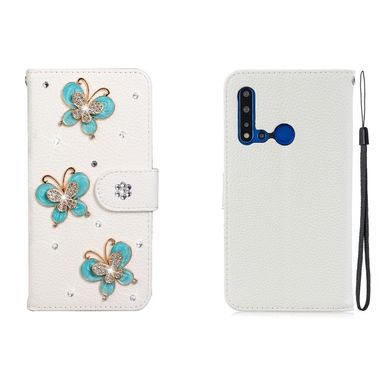 Peňaženkové kožené puzdro na Huawei P20 Lite (2019) - Three Butterflies