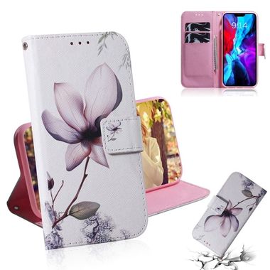 Peňaženkové kožené puzdro na iPhone 12 Mini - Magnolia Flower