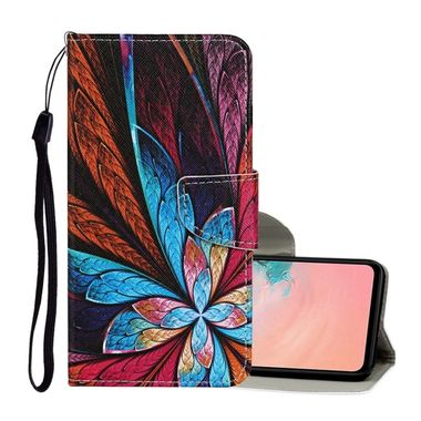 Peňaženkové kožené puzdro na Samsung Galaxy A02s - Colorful Flowers