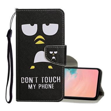 Peňaženkové kožené puzdro na Samsung Galaxy A02s - Penguin