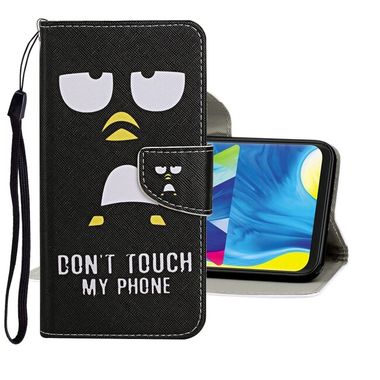 Peňaženkové Kožené puzdro na Samsung Galaxy A20e - Cartoon Words