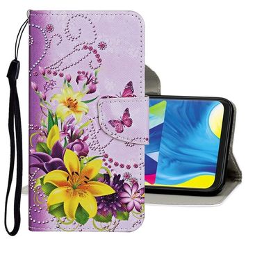 Peňaženkové Kožené puzdro na Samsung Galaxy A20e - Lily