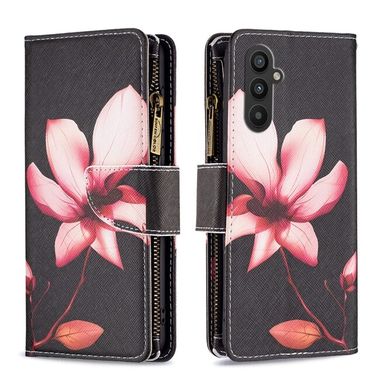 Peňaženkové kožené puzdro na Samsung Galaxy A25 5G - Lotus