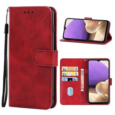 Peňaženkové kožené puzdro na Samsung Galaxy A33 5G - Červená