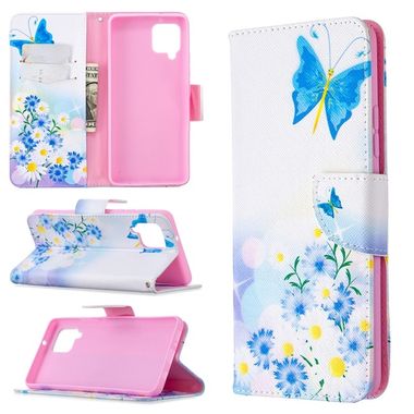 Peňaženkové kožené puzdro na Samsung Galaxy A42 5G - Butterfly Love