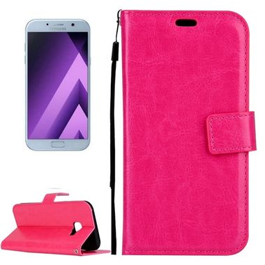 Peňaženkové kožené puzdro na Samsung Galaxy A5 (2017) - Ružový