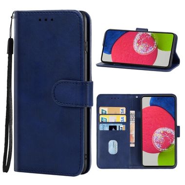 Peňaženkové kožené puzdro na Samsung Galaxy A53 5G - Modrá