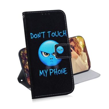 Peňaženkové kožené puzdro na Samsung Galaxy J6+ - Don't touch