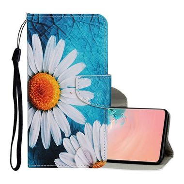 Peňaženkové kožené puzdro na Samsung Galaxy S10e - Chrysanthemum